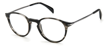 Designer Men David Beckham Eyeglasses: 1049 - Grey Horn- SpecSMART Eye Clinic (Diagonal View)